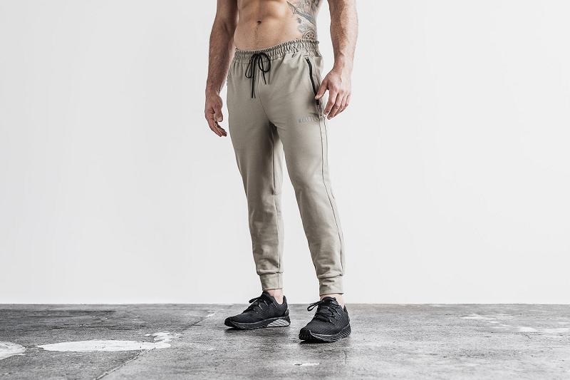 Men's Nobull Jogger Jogger Beige | SG X2502Y
